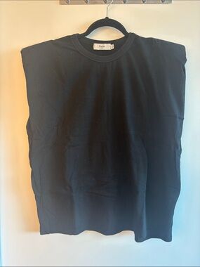 Frankie Shop Black Crewneck Tank